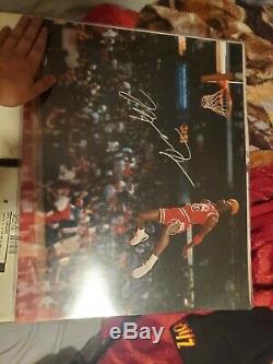 Michael Jordan Autographed Gatorade 16x20 UDA COA Upper Deck AUTHENTICATED