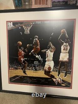 Michael Jordan signed+framed 16x20 limited photo! Upper Deck Authenticated /123