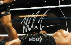 Mike Tyson Authentic Autographed Signed Framed 16x20 Photo Beckett Bas 191221