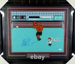 Mike Tyson Authentic Autographed Signed Framed 16x20 Photo Punch-out Jsa 146662
