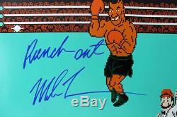 Mike Tyson'Punch Out' Signed Authentic 16X20 Photo Autographed PSA/DNA ITP