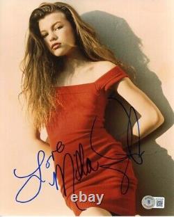 Milla Jovovich Young and Hot Autographed Signed 8x10 Photo Authentic BAS COA