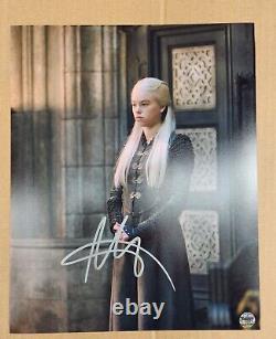 Milly Alcock House of the Dragon Autographed Signed 8x10 Photo Authentic COA INC