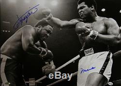 Muhammad Ali And Joe Frazier Dual Signed 20x16 Photo, Online Authentics 2