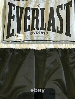 Muhammad Ali Autographed Framed Boxing Trunks Global Authenticated