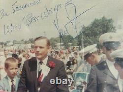 Neil Armstrong Apollo 11 Signed Autograph Photograph Beckett Bas Authentic