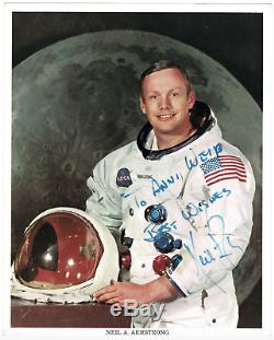 Neil Armstrong signed autographed 8x10 photo! NASA! RARE! AMCo Authenticated