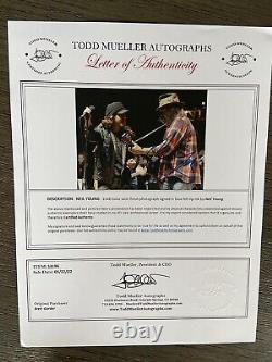 Neil Young Rust Never Sleeps Signed photo Authentic Letter Of Authenticity COA