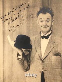 Original Authentic Autographed Laurel and Hardy Photograph