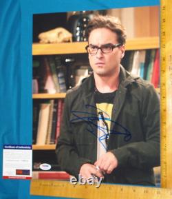 PSA/DNA Authentic Johnny Galecki Signed 11X14 Color Photo Style 1