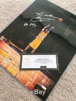 Panini Authentic Kobe Bryant autograph signed 16x20 Photo Final Shot 60 Pts /124