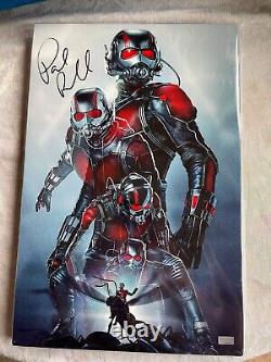 Paul Rudd Autographed Ant-Man Morph 12×18 CinaPanel