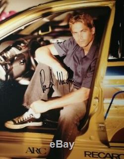 Paul Walker The Fast and the Furious Signed Autographed 8x10 Photo AUTHENTIC