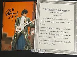 Prince autographed 8x10 photo, signed, authentic, Purple Rain, COA
