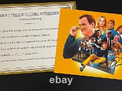 Quentin Tarantino autographed 8x10 photo, signed, authentic, Pulp Fiction, COA