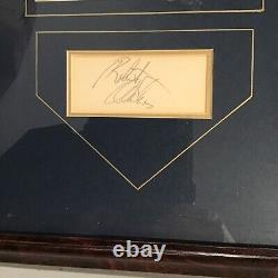 ROBERTO CLEMENTE Authentic Hand Signed Cut Signature- 14X21 Framed No COA