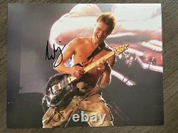 Rare Eddie Van Halen Signed Photo Authentic Picture Letter Of Authenticity