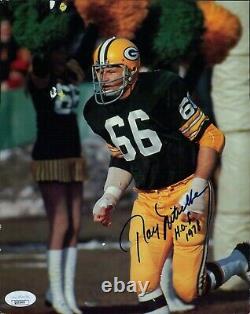 Ray Nitschke Green Bay Packers Signed 8x10 Cardstock Photo JSA Authenticated
