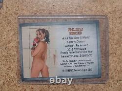 Riley Reid Signed & Kissed Nipple Card AVN Sexy Harley Quinn Authentic Autograph