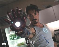 Robert Downey Jr Signed 11x14 Iron Man Tony Stark Authentic Autograph JSA COA