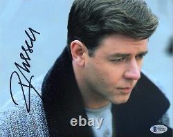 Russell Crowe Signed 8x10 photo Beckett BAS Authentic auto