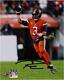 Russell Wilson Denver Broncos Autographed 8 X 10 Throwing Photograph