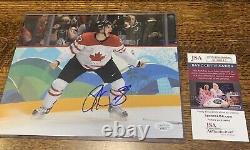 SIDNEY CROSBY Hand Signed 8x10 AUTOGRAPH Photo Authentic WithCOA JSA CANADA GOLDEN