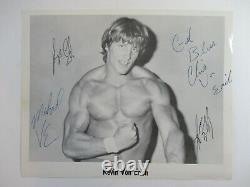 SIGNED by KERRY, MIKE, CHRIS & KEVIN VON ERICH 8x10 Wrestling Picture AUTHENTIC