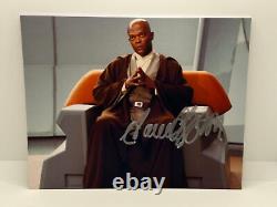 Samuel L Jackson Mace Windu Signed Autographed Photo Authentic 8X10 COA