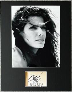 Sandra Bullock Signed In Person 11x14 Matted Autograph & Photo Authentic