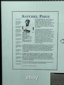 Satchel Paige Authentic Signed Collage Silver Dollar Pic