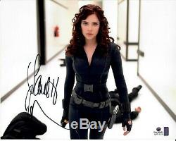 Scarlett Johansson Iron Man 2 Autographed 8x10 photo Global Authentics GV CoA