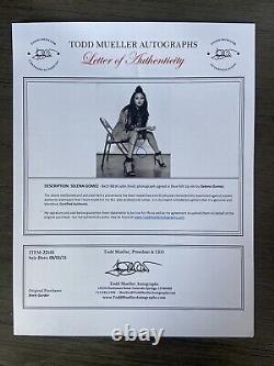 Selena Gomez Come & Get Signed Photo 8x10 Authentic Letter Of Authenticity