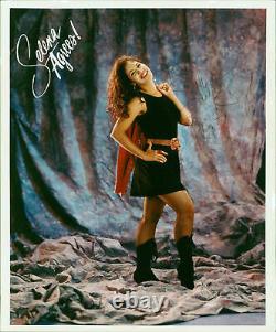Selena Quintanilla Love, 1995 Authentic Signed 8.5x11 Photo BAS #AA03688
