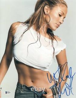 Sexy J Lo Jennifer Lopez Signed 11x14 Photo Authentic Autograph Beckett Bas Coa
