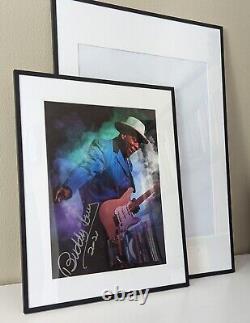 Signed Buddy Guy Autographed Photo Poster Framed Guaranteed Authentic 20.5 X 16