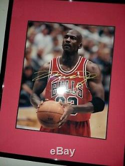 Signed Michael Jordan Auto Photo Autograph Gold Sharpie Genuine Authentic No Coa
