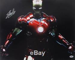 Stan Lee Authentic Signed Iron Man 16X20 Photo Marvel Comics PSA/DNA 3