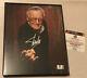 Stan Lee Hand Signed Autographed 8x10 Framed Photo With Global Authentics Coa