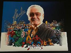 Stan Lee autographed 8x10 photo, signed, authentic, COA