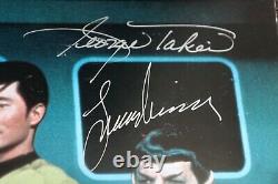 Star Trek Cast Signed Autographed Signed Photo By 7 PSA Authenticated