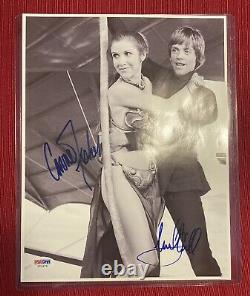 Star Wars Photo Dual Signed by Mark Hamill and Carrie Fisher PSA/DNA Authentic