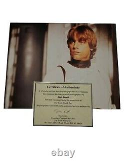 Star Wars Signed Mark Hamill Stormtrooper Gear 8×10 Certificate Of Authenticity