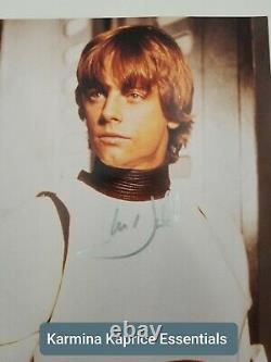 Star Wars Signed Mark Hamill Stormtrooper Gear 8×10 Certificate Of Authenticity