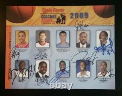 Stephen Curry James Harden Blake Griffin Rookie Signed 8x10 Photo AUTHENTIC AUTO