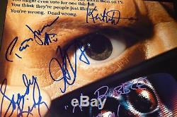 THEY LIVE Authentic Signed (x6) RIP Rowdy Roddy Piper11x17 Photo (EXACT PROOF)