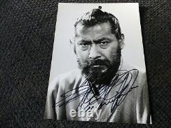 TOSHIRO MIFUNE signed autograph 5x6.5 autograph Photo SCARCE