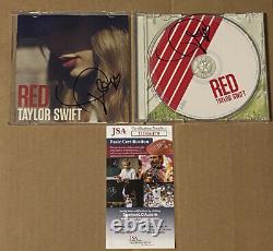 Taylor Swift Red Twice Hand Signed Album CD Autograph Coa Jsa Coa Authentic
