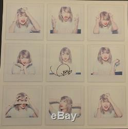 Taylor Swift Signed AUTHENTIC AUTOGRAPH 1989 Lithograph Photos Folklore Lover