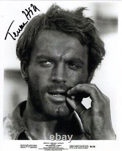 Terence Hill Autograph Signed Photo Authentic BAS Beckett COA God Forgives